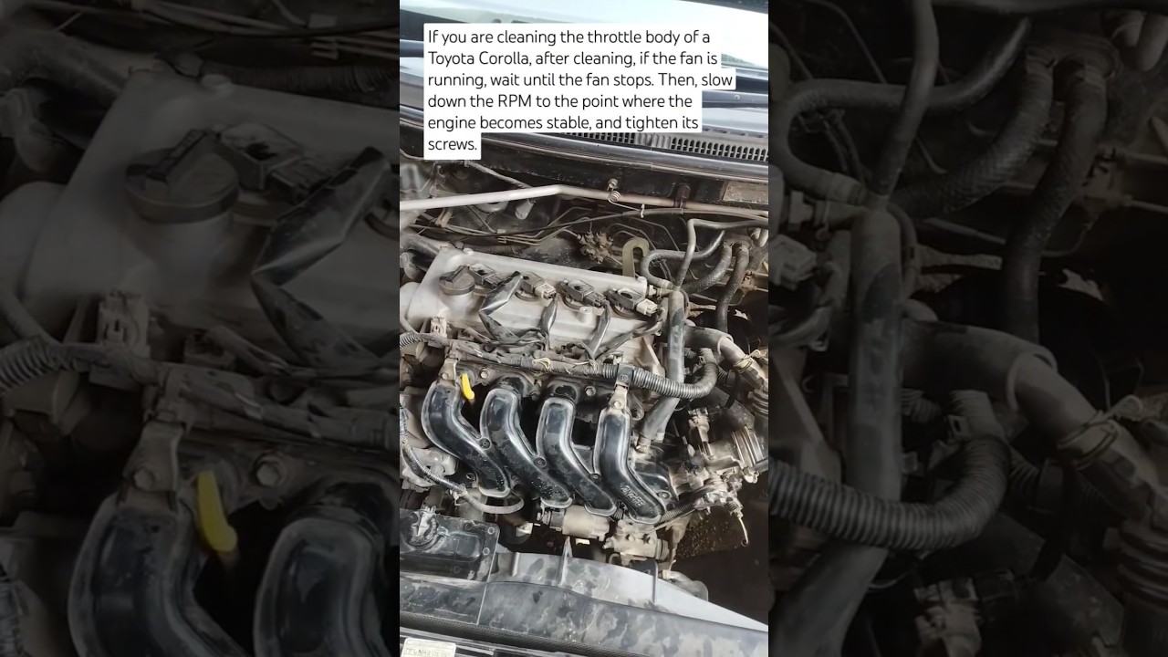 If you are cleaning the throttle body of a Toyota Corolla,#1986to2009#manually#far