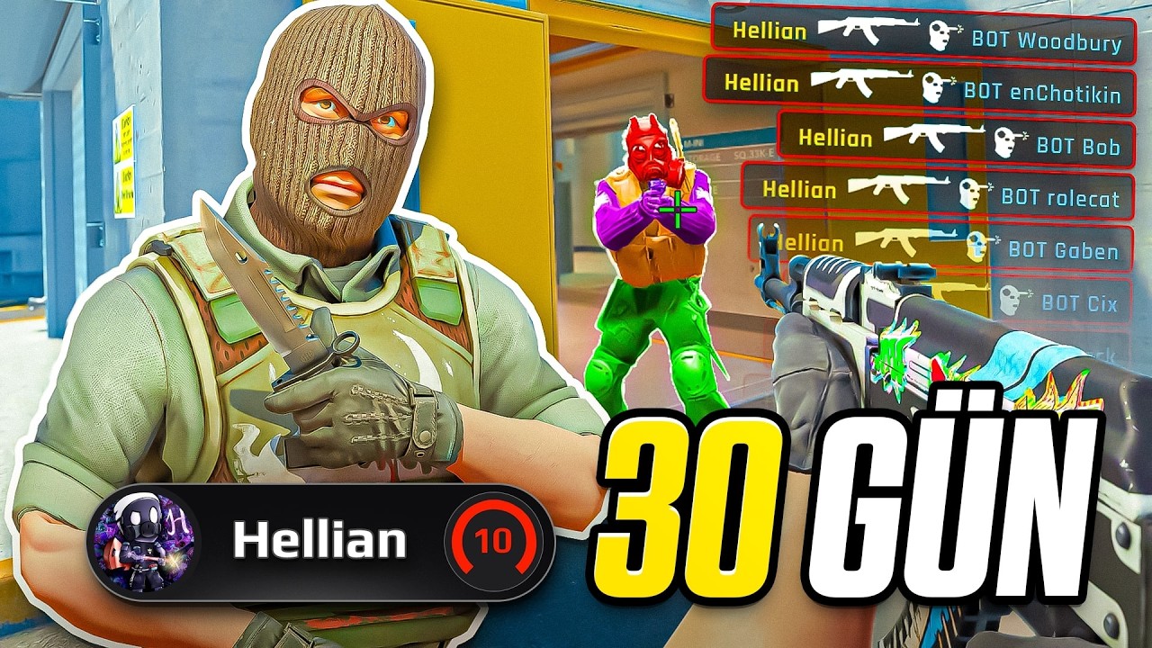 CS2 30 G&Uuml;N &Ouml;K&Uuml;Z GİBİ AIM &Ccedil;ALIŞTIM!!