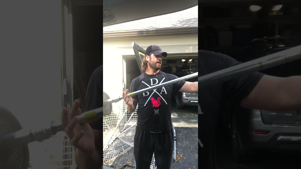 How to make a homemade fitness mace.