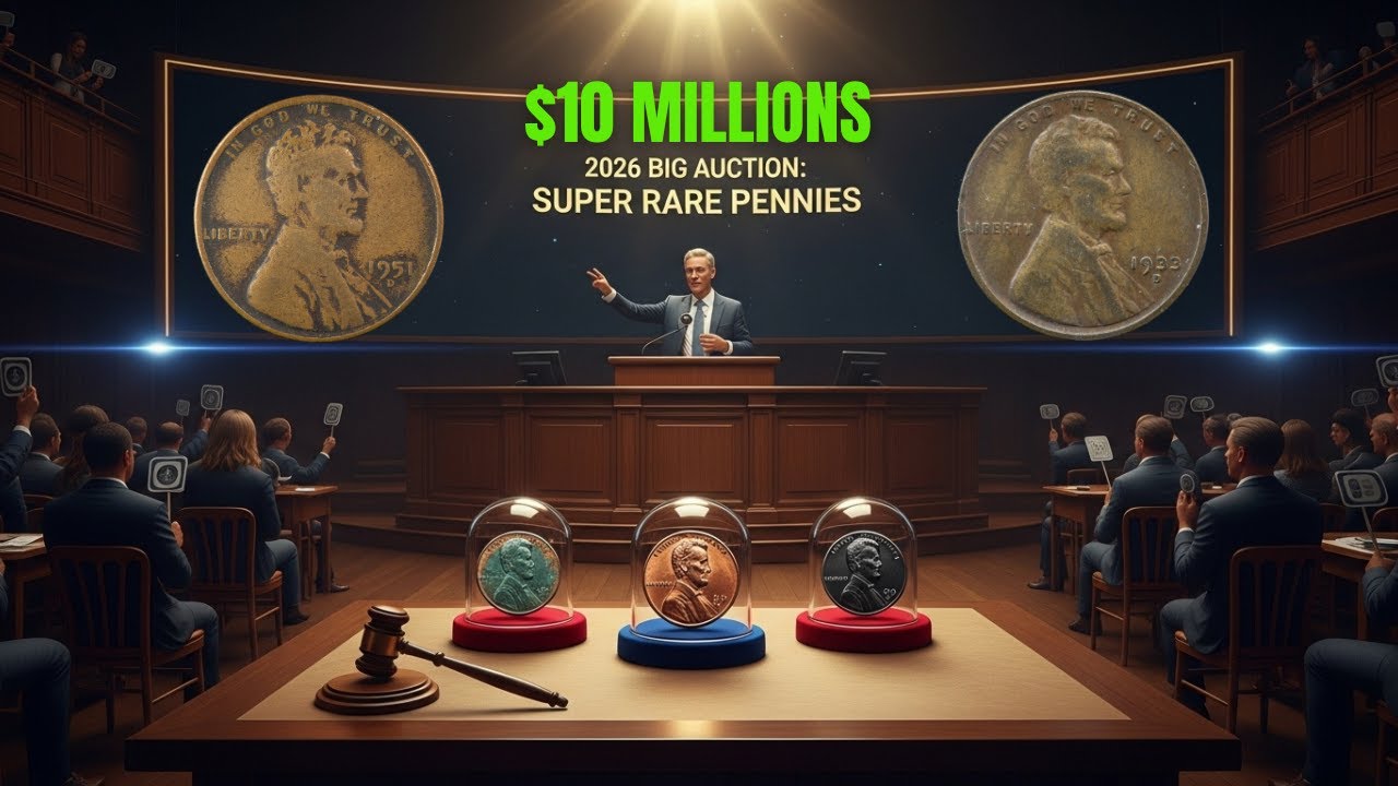 From 1 Cent to $1,000,000: Rare Pennies at the 2026 Auction!