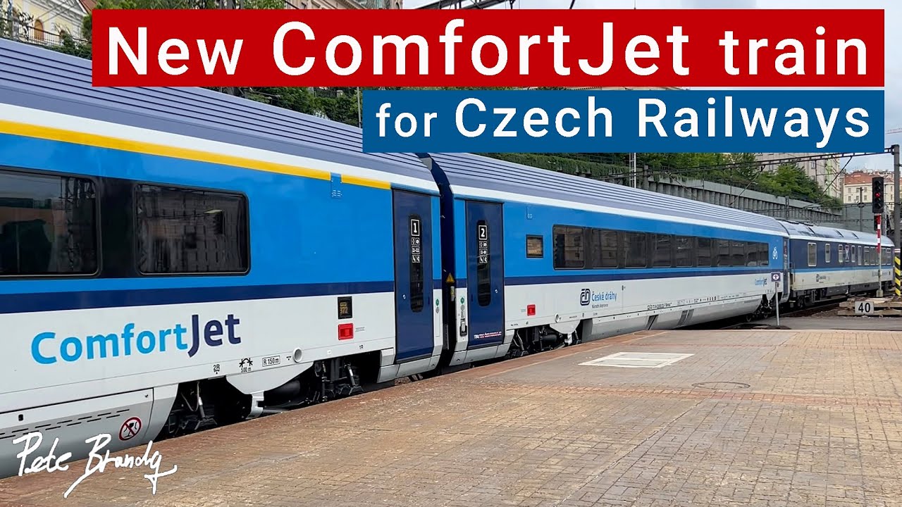 TRIP REPORT | New ComfortJet train for Czech Railways | InterCity Ostravan | Prague to Ostrava