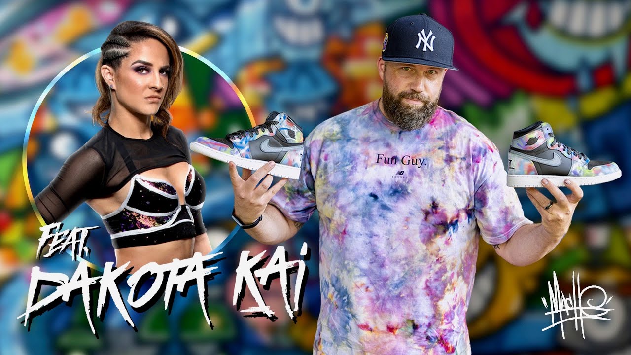 Custom Sneakers for NXT's Dakota Kai!