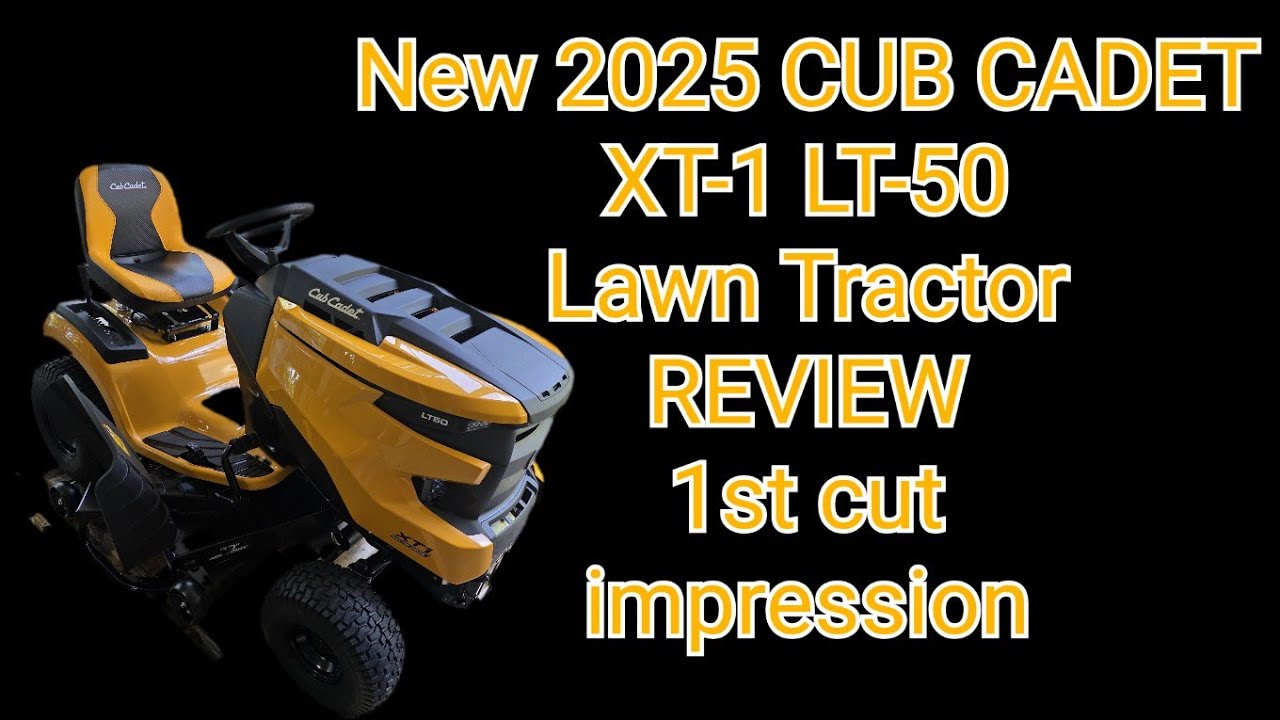 NEW 2025 Cub Cadet XT-1  LT-50 Review, 1st cut, impressions, and why it chose this lawn tractor.