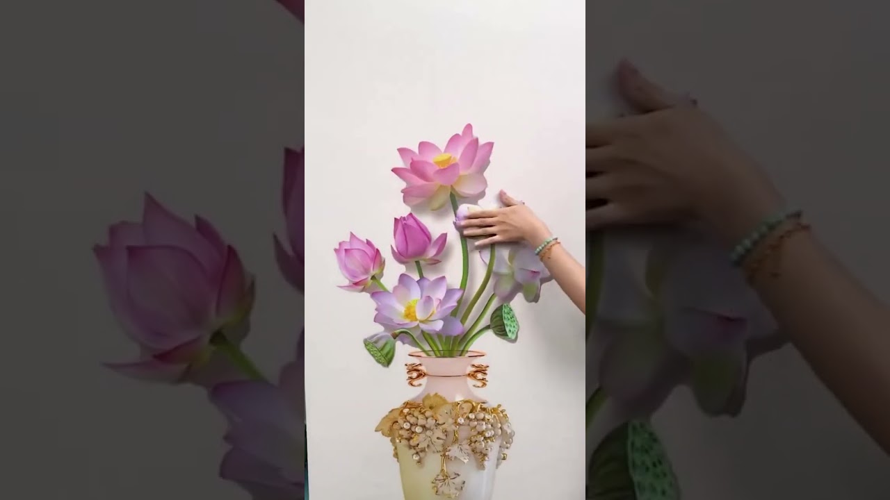 Product Link in the Comments!🌸 3D Peacock Flower Style Wall Sticker 🌸