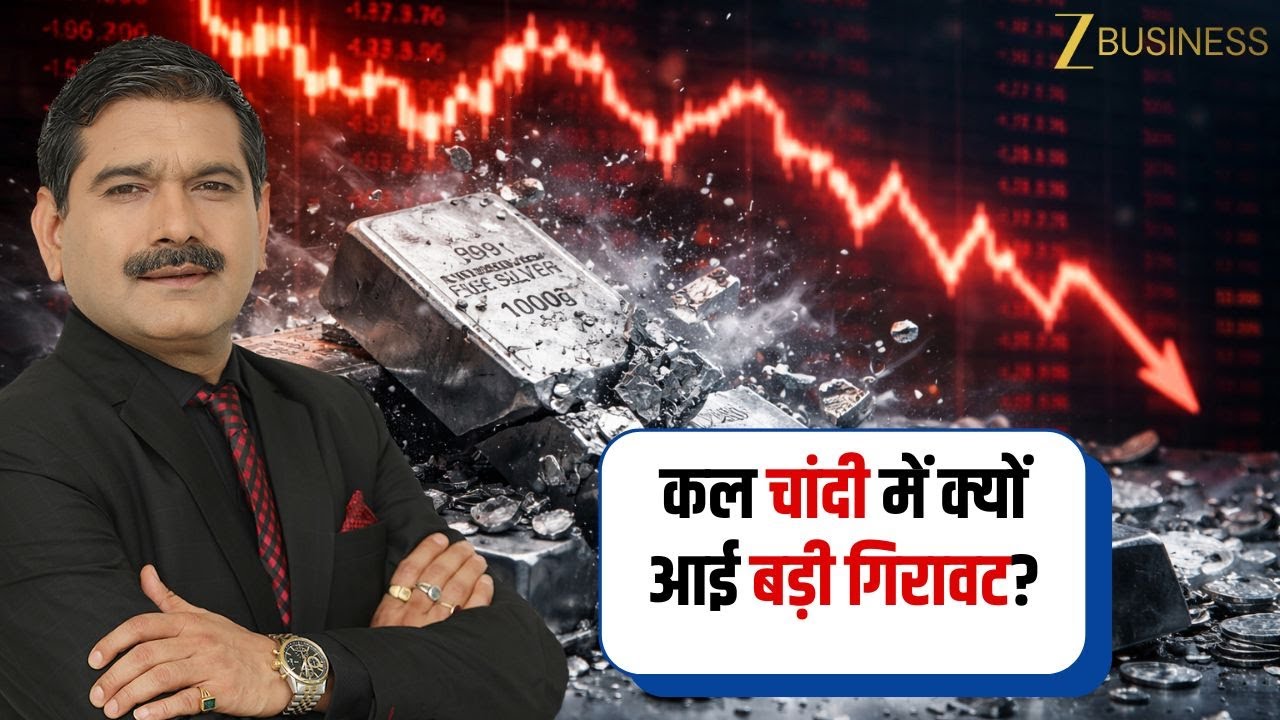 Silver Price Drops Sharply What Should Investors Do Now? | Anil Singhvi Explains Silver Crash