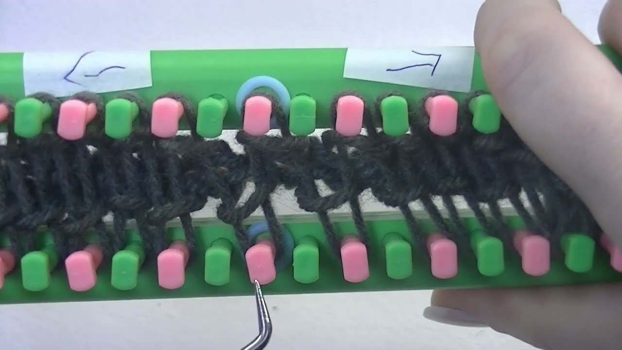 LOOM KNIT: Plush Chevron Wrap