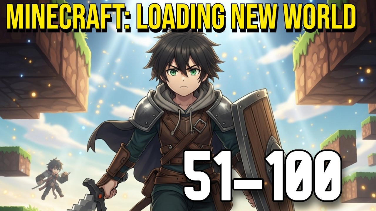 (51-100) Minecraft: loading new world (GameLit, Portal Fantasy, Isekai, Action) Webnovel Audiobook