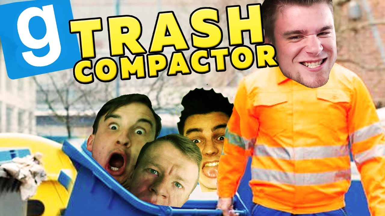 WYRZUCAM ŚMIECI! | Garry's mod (With: Plaga, Dobrodziej, Drwal, Kiszak) #720 - Trash Compactor [#11]
