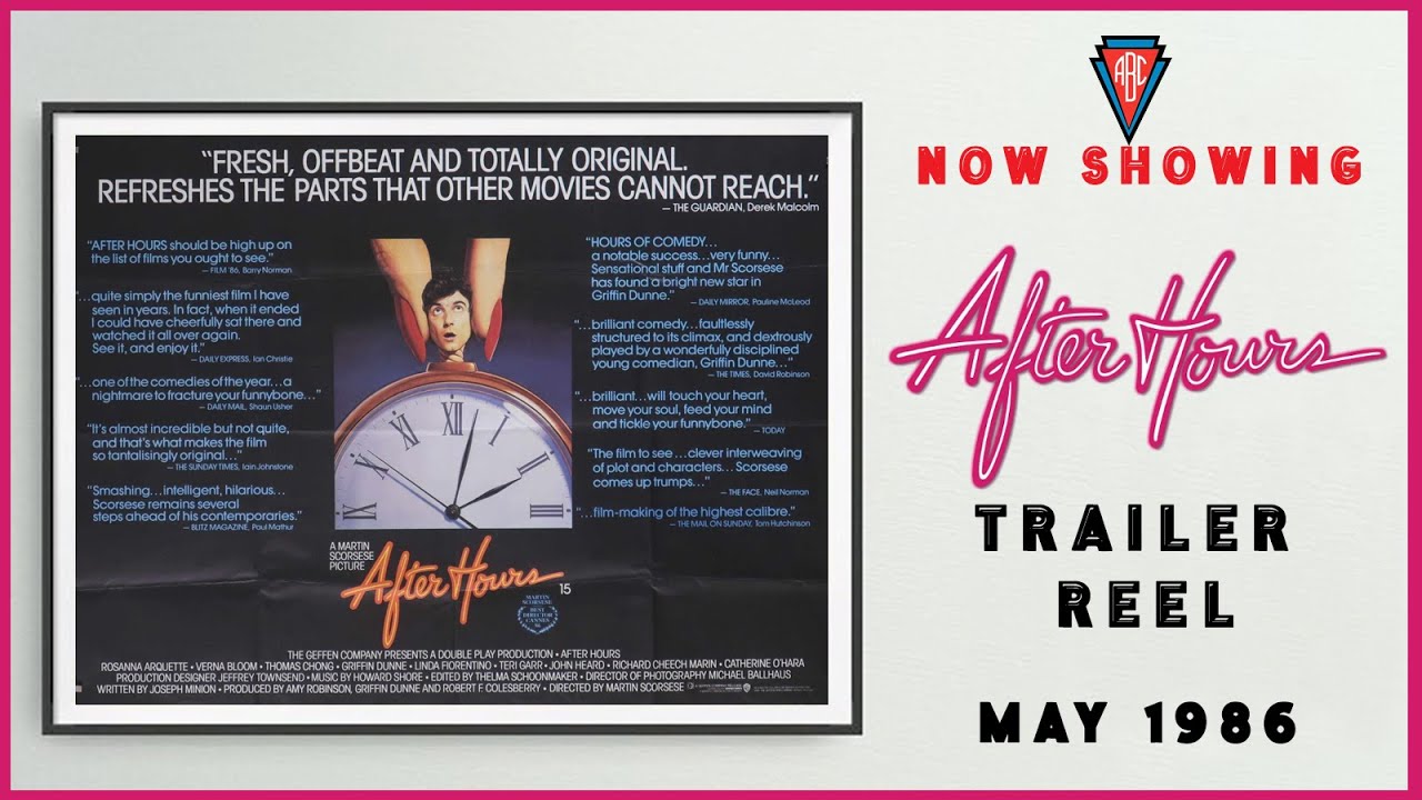 AFTER HOURS (May 1986 ABC Cinema Trailer Reel) -- Home Cinema