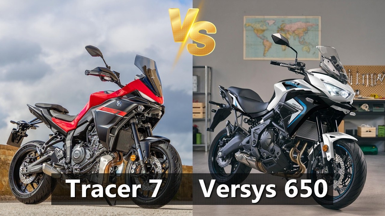 2025 Yamaha Tracer 7 vs Kawasaki Versys 650 |Comparison |TM