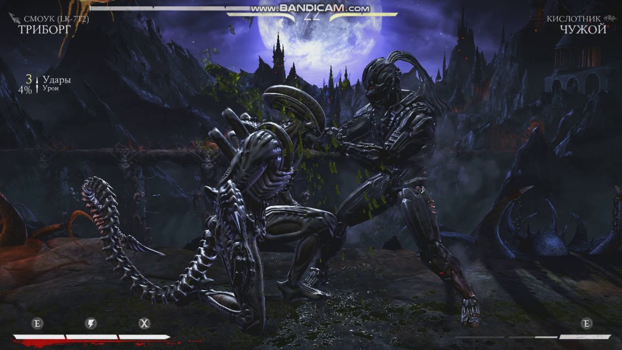 MK10 Triborg (Smoke) All Brutality