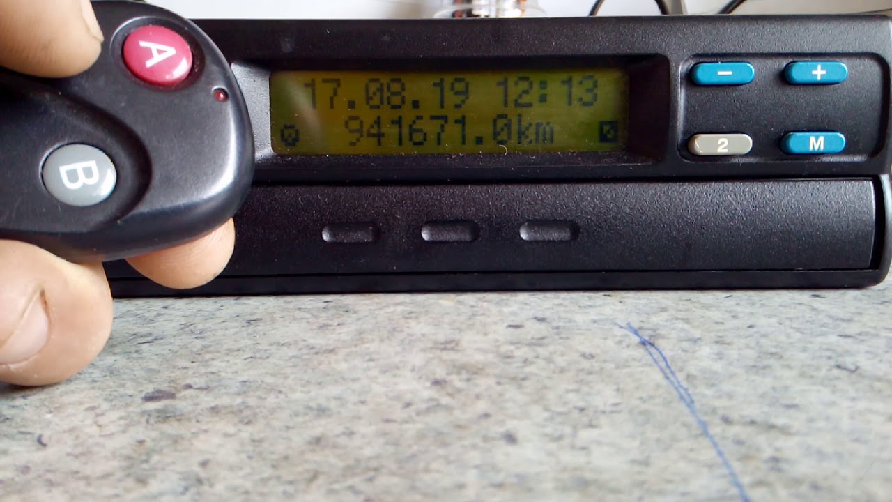 TACHOGRAPH MANIPULATION EXAMPLE OF DRIVING/REST TIME