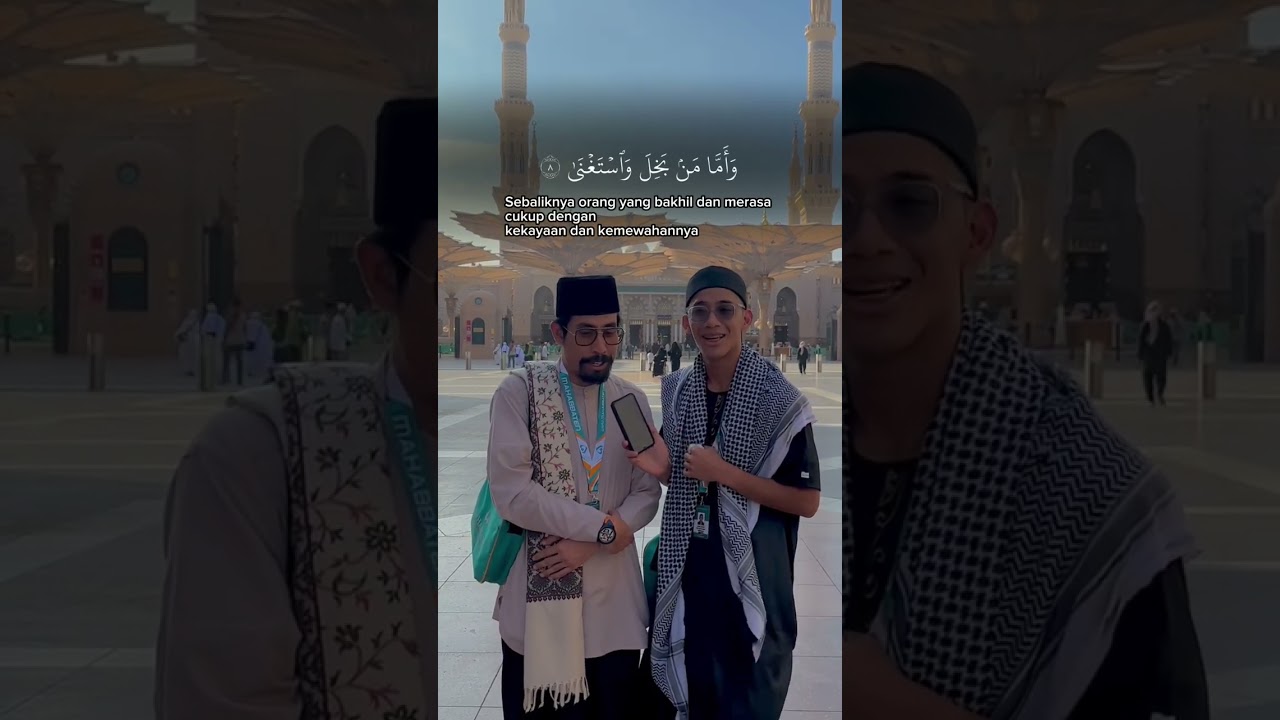 Terjah ngaji Ust Don Daniyal kat Masjid Nabawi!😍🤍😭 MasyaAllahhhh sweet level apa ni