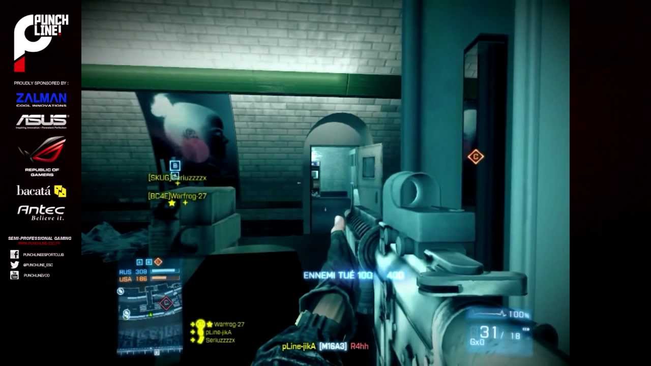 Infantry TANK on Metro 74 - 7 (5v5 competitive) - Battlefield 3
