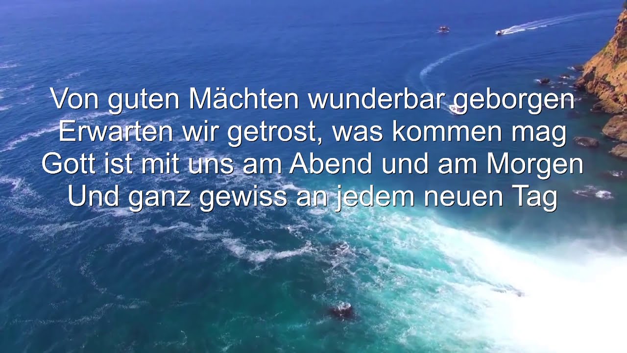 Von guten Mächten wunderbar geborgen - Lyrics