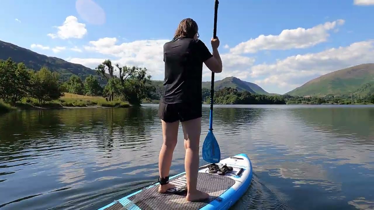 First Time Paddleboarding on Grasmere