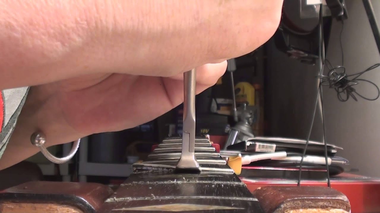 Bass Guitar Fret Removal