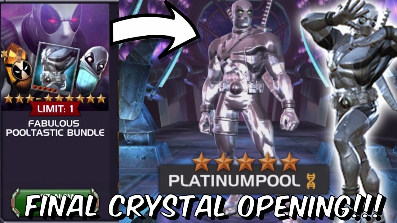 FINAL 5 Star Platinumpool Crystal Opening! - PAY TO WIN CEO MILKING!!! - Marvel Contest of Champions