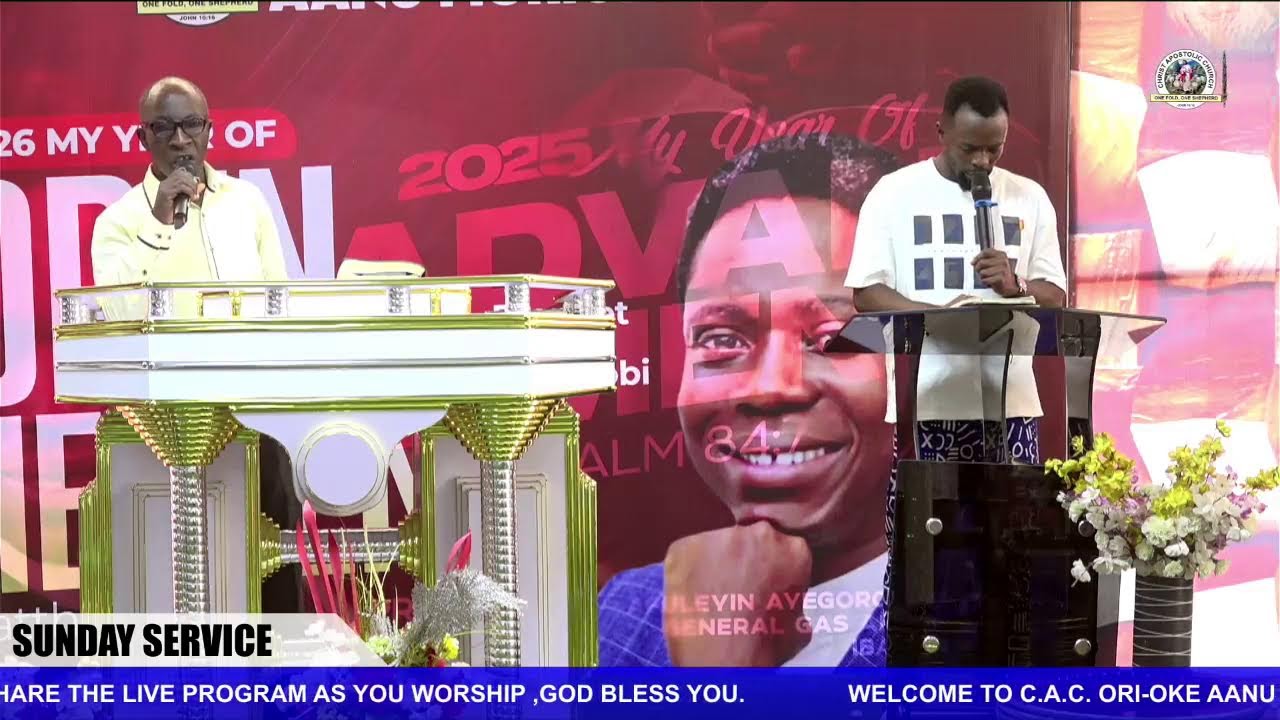 SUNDAY SERVICE // 15TH FEB; 2026.