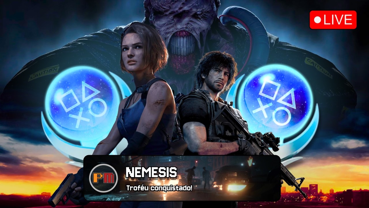 Começando a PLATINA de Resident Evil 3 (aquecimento Requiem)
