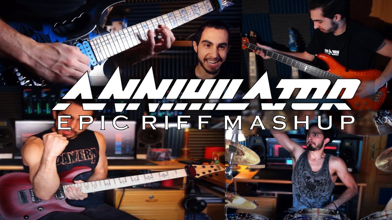 ANNIHILATOR 🔥 Epic 55 RIFFS Medley