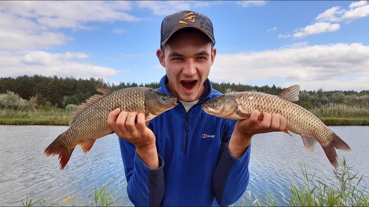 Наловили мешок РЫБЫ! Карпы и амуры на убийцу карася. Сломали подсак.