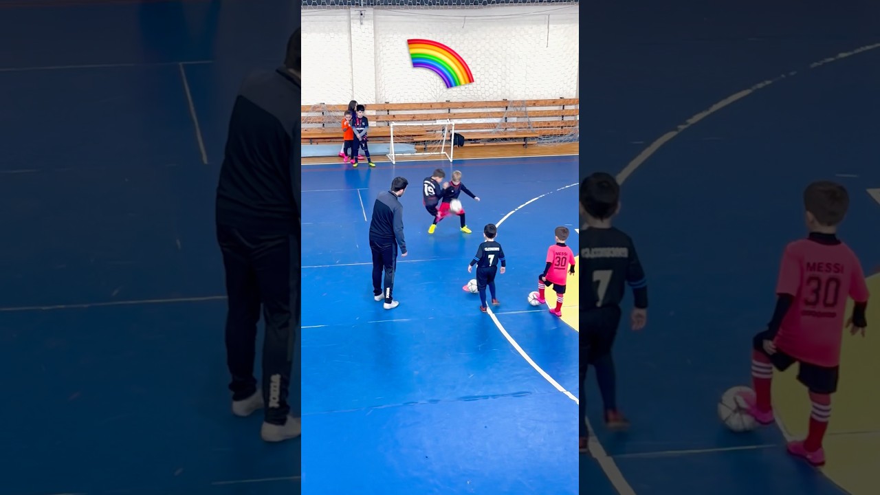 Rainbow Flick ⚽️🌈 #5yearsold