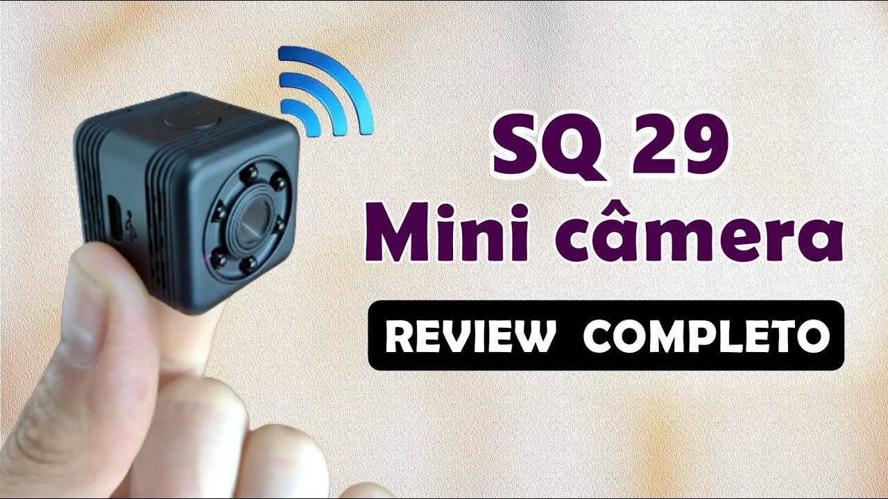 Mini Câmera SQ29 com Wi-Fi (Como gravar com a Mini Câmera ESPIÃ SQ29) - Review Completo PT-BR