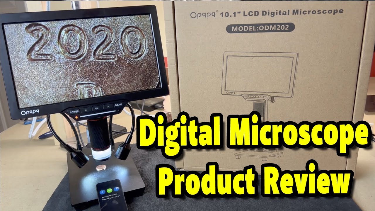Coin Roll Hunting Microscope Unboxing and Review - Amazon Opqpq ODM202 10.1