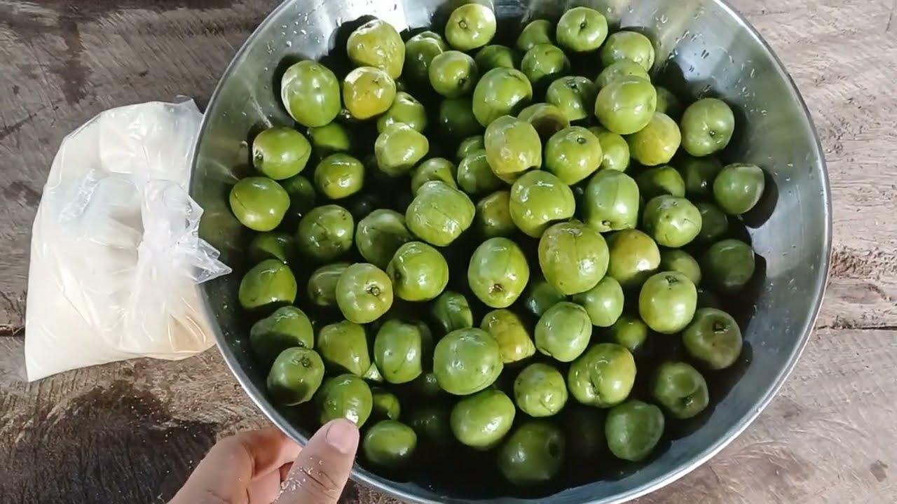 Dulce de ciruelas verdes receta fácil de cocina