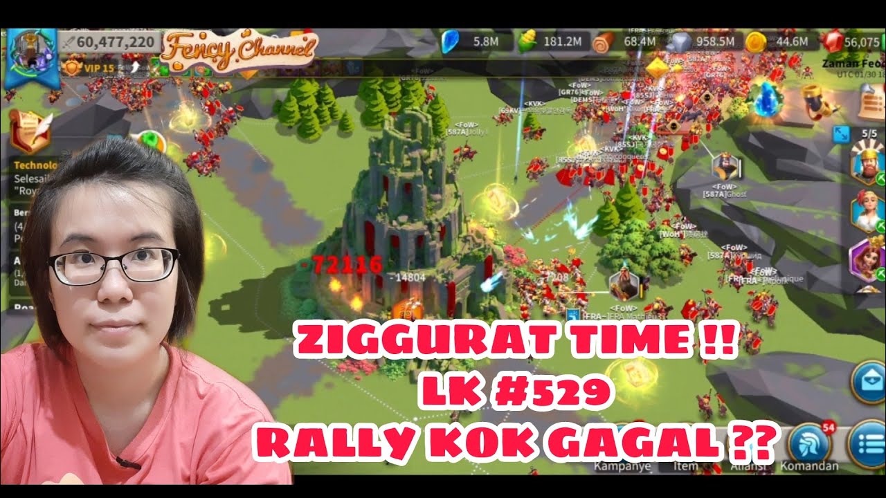 UPDATE LK #529 RALLY ZIGGURAT TIME ! KEKANDANG - MACUL DI ZONA AWAL | BYE KVK HEROIC ANTHEM ROK INDO