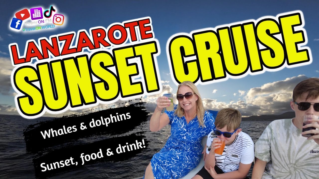 Mesmerizing Lanzarote Sunset Cruise | Whales, Dolphins, and Endless Views!