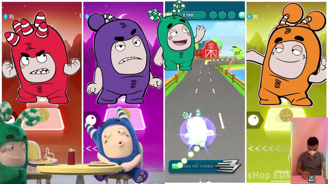 Oddbods Fuse 🆚 Oddbods Jeff 🆚 Oddbods Zee 🆚 Oddbods Slick 🎶 Who Will Win?