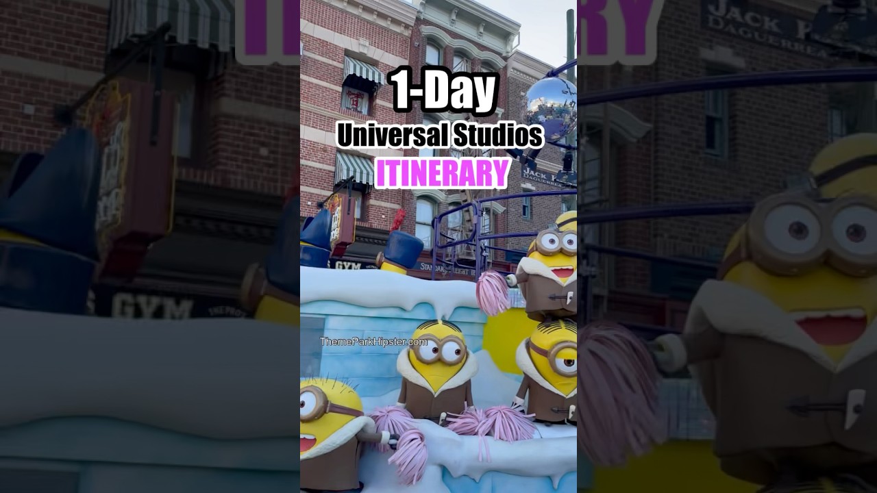 1-DAY ITINERARY UNIVERSAL STUDIOS ORLANDO 🤩