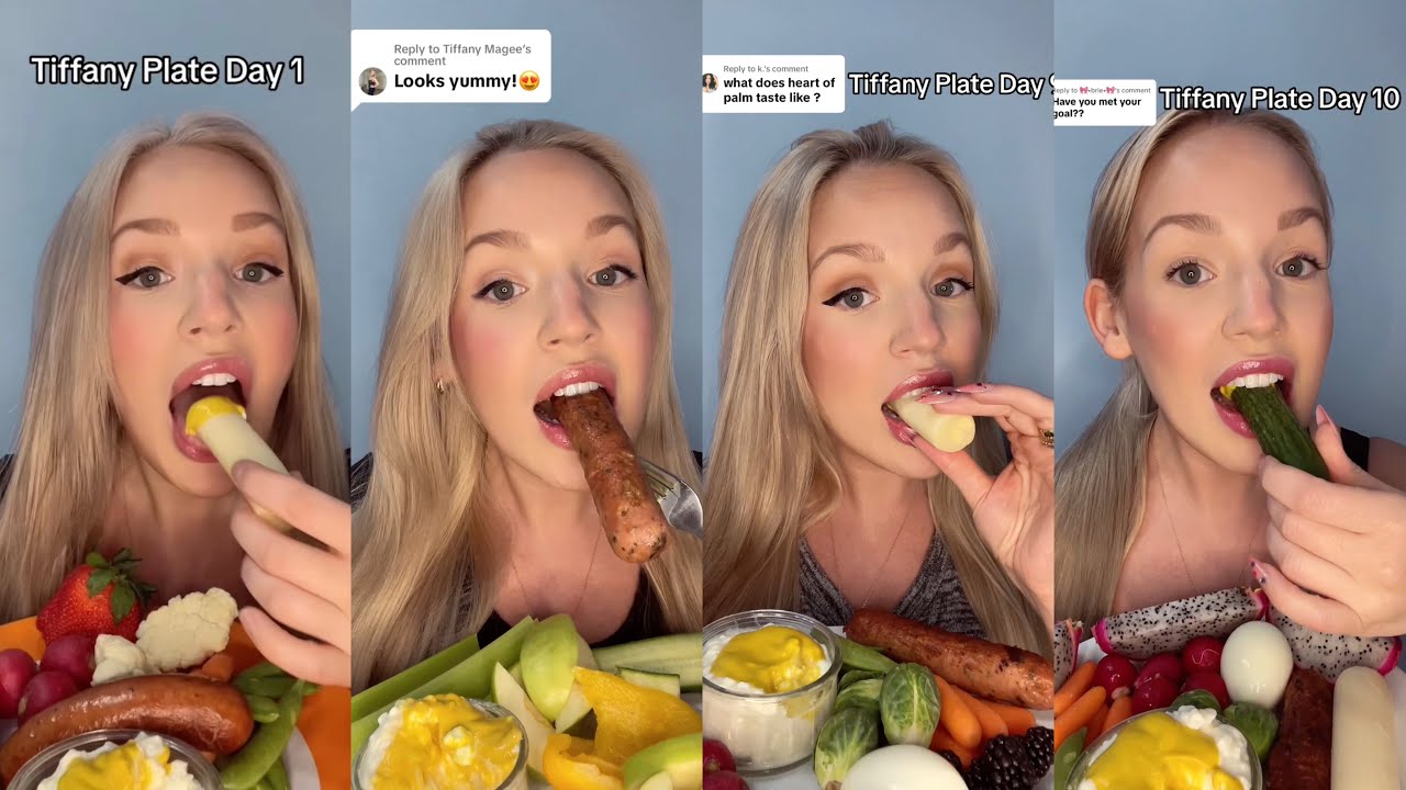 The Tiffany Plate Compilation🍽️#asmr #mukbang