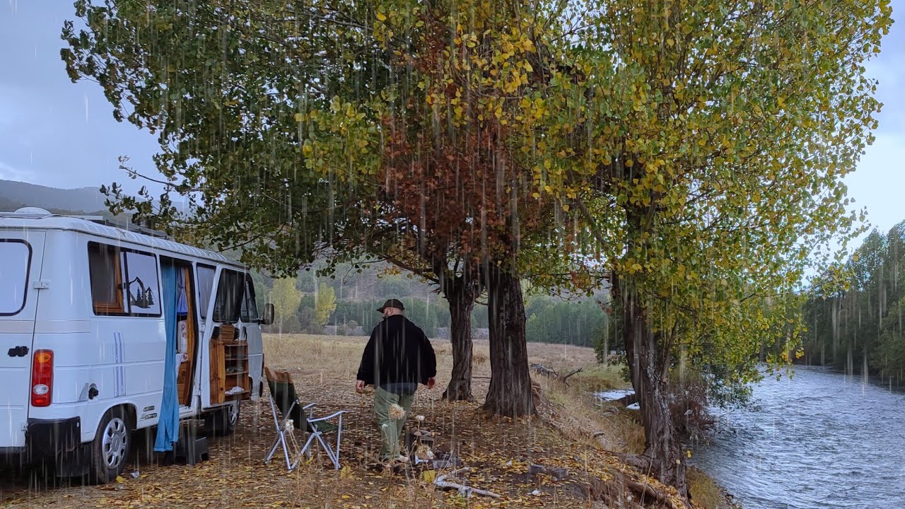 В караване попал в бурю - Последний осенний лагерь - Менемен в огне