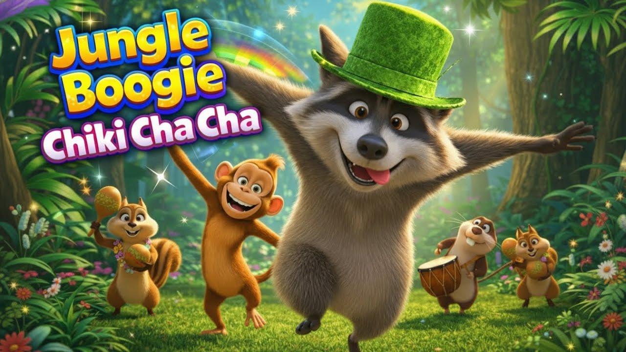 Jungle Boogie Chiki Cha Cha | Bene & Friends Sing Along Animation