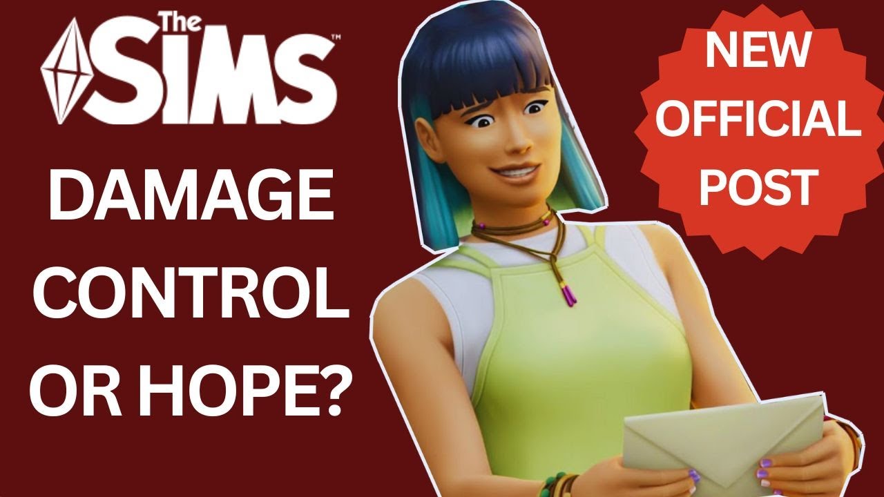 «Попытка минимизировать ущерб» со стороны команды Sims? (НОВОЕ заявление)