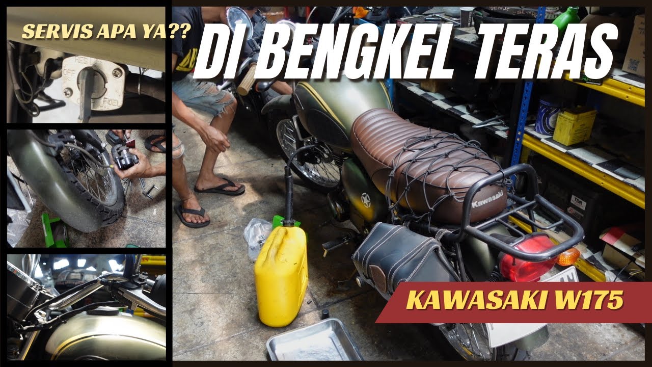 W175 SERIES #10 : PENGALAMAN SERVIS PERTAMA DI BENGKEL TERAS, ADA PENGGANTIAN PART NIH!!!