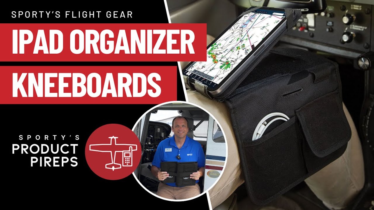 Sporty's Flight Gear iPad Organizer Kneeboards - Hands-on Review