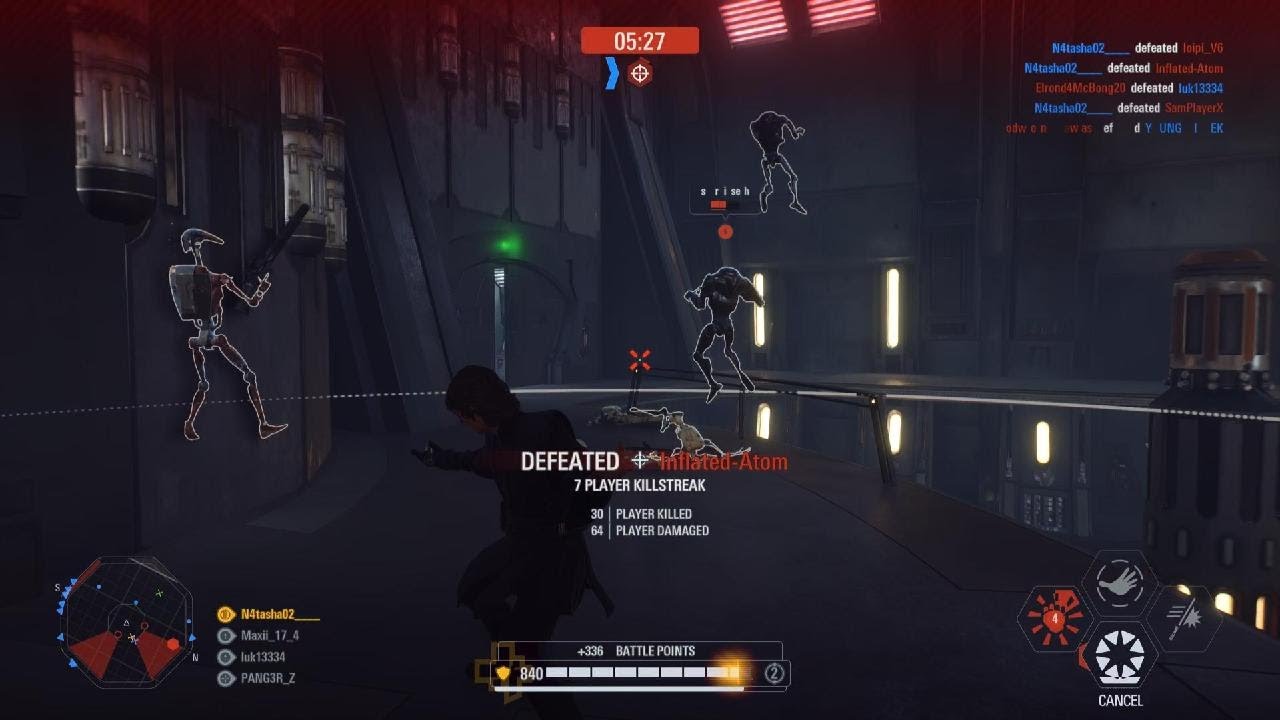 Easy victory for the chosen One even while playing badly