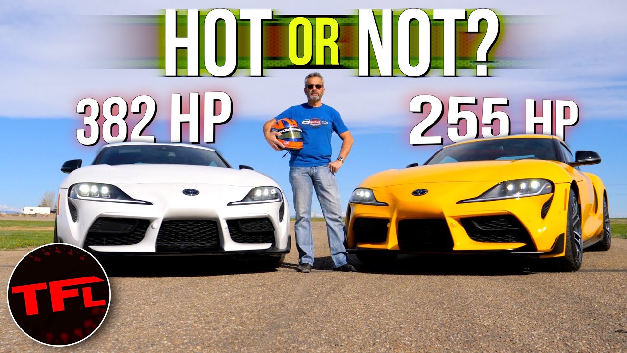 2021 Toyota Supra: How Much Quicker Is The 6 vs the 4-Cylinder? We DRAG RACE Them To Find Out!