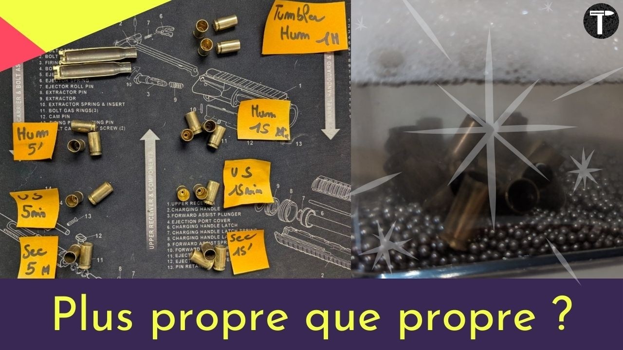 Comment nettoyer ses étuis douilles ? Tumbler, bac à ultrason ou rien ?