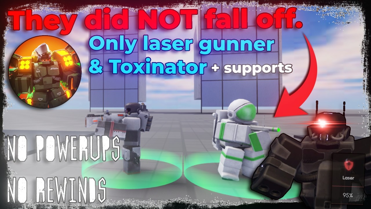 Soloing TDX Expert+ with only Laser Gunner & Toxinator as DPS.