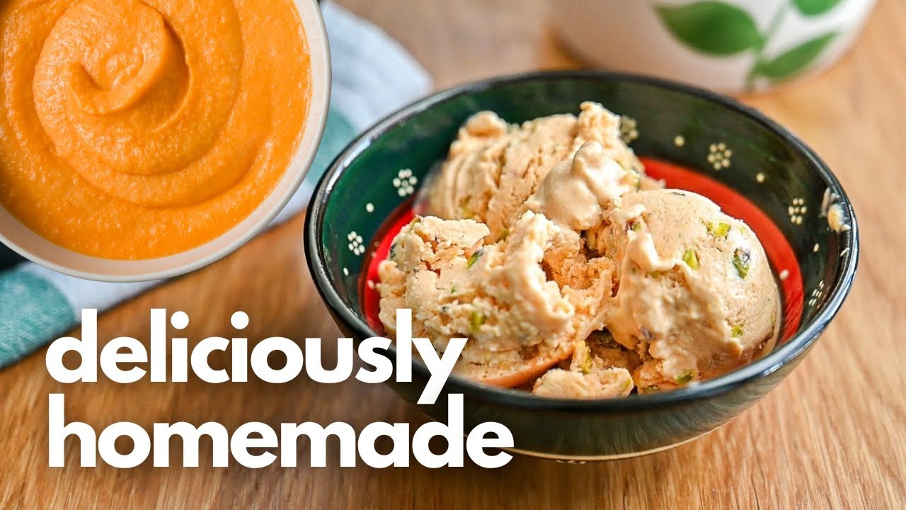 No Churn Sweet Potato Ice Cream | SO EASY RECIPE!