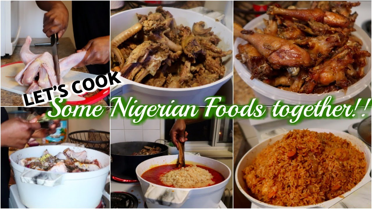 Let's Cook Dinner Together | JOLLOF RICE & CHICKEN | Abi's cooking