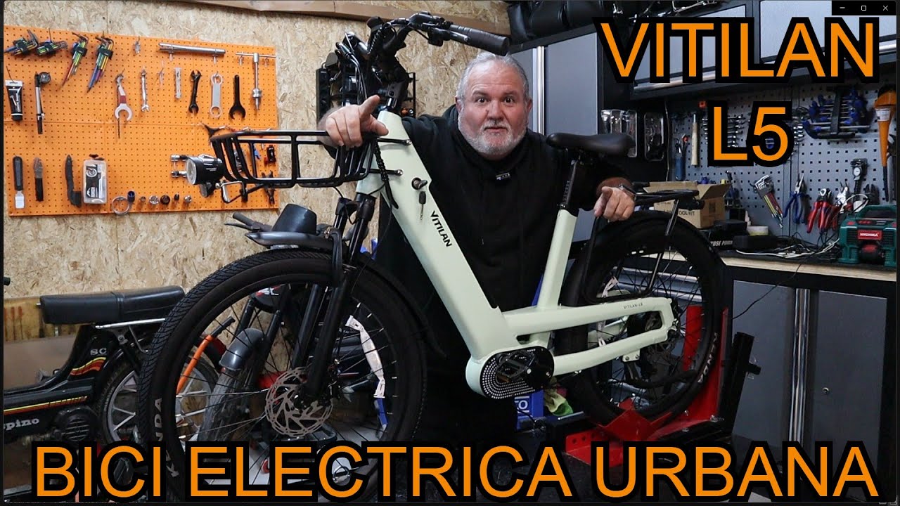 VITILAN L5  la BICICLETA ELECTRICA urbana ECONOMICA con bateria SAMSUNG /  GINESSOT