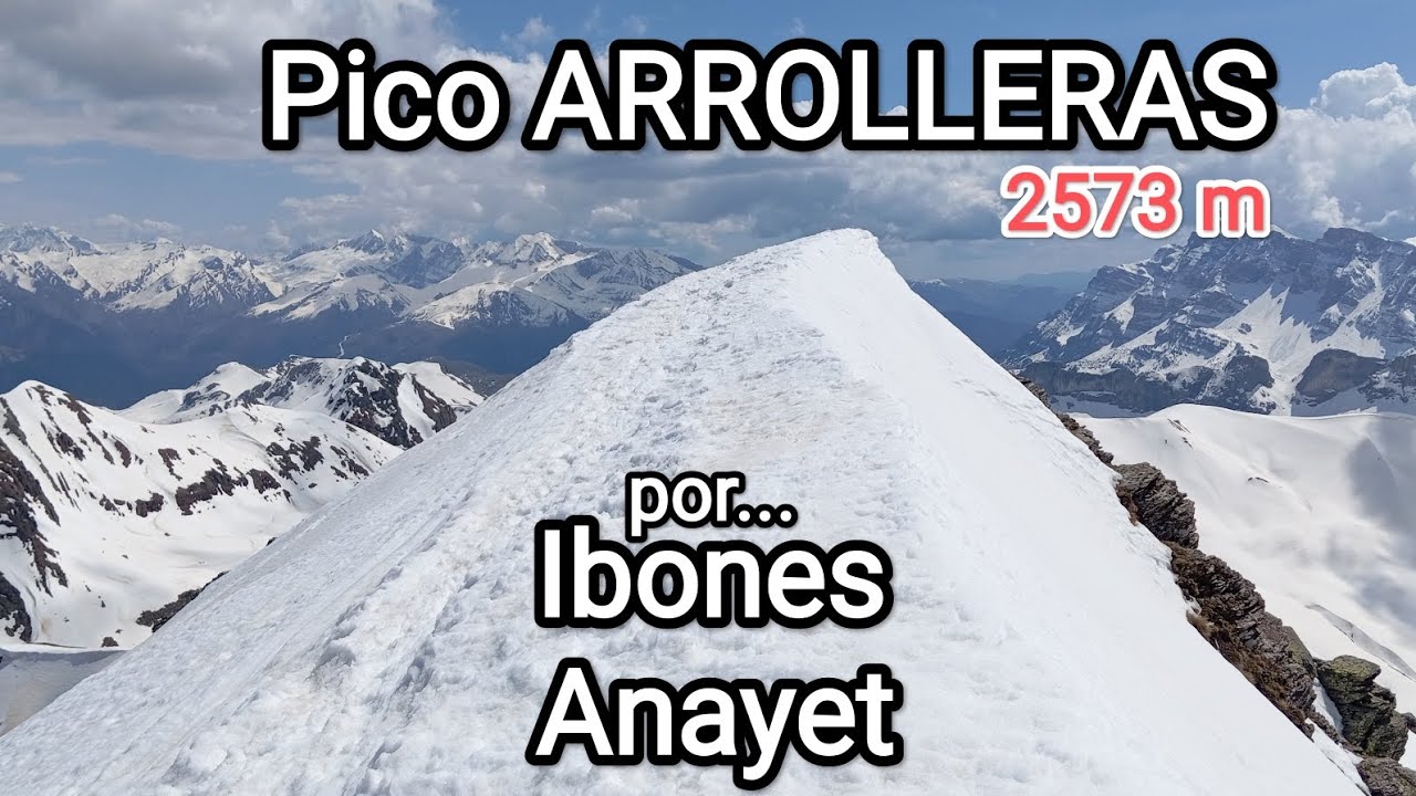 Pico ARROLLERAS e Ibones Anayet invernal