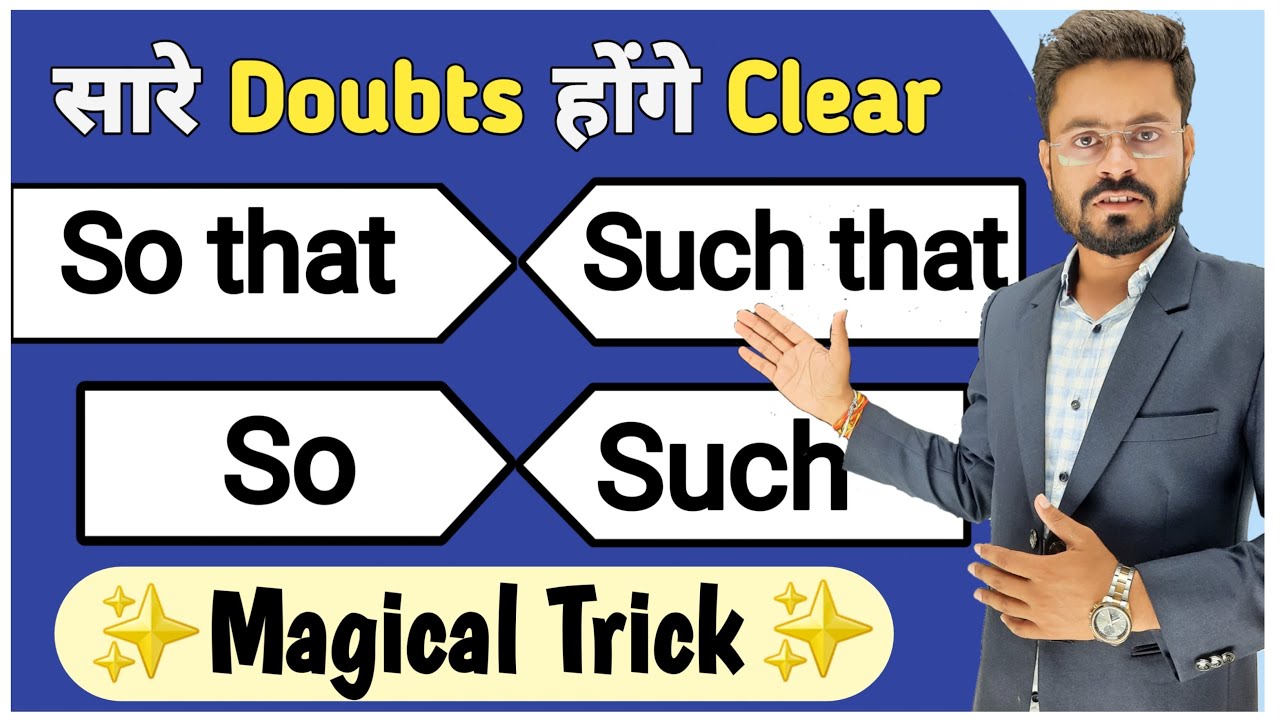 Difference Between So and Such , So that and Such that In English Grammar | Usage of So and Such