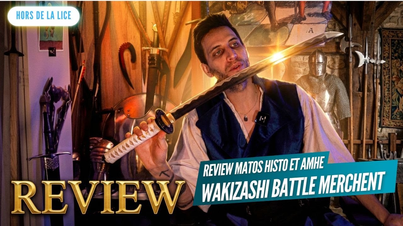 Je TESTE un WAKIZASHI TRANCHANT ! - Review Armes Historiques